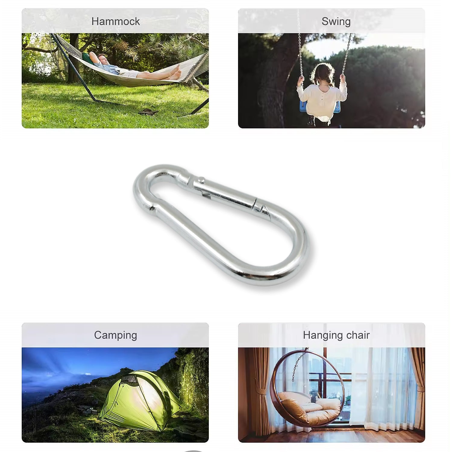 Stainless Steel Snap Hook (880 Mm  1 Pc) Stainless Steel Snap Hook (880 Mm  1 Pc)